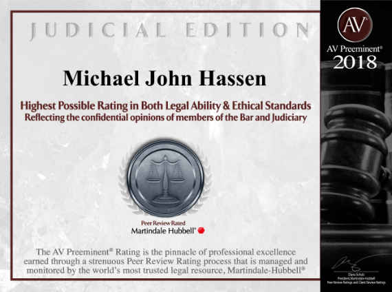 018 AV Preeminent Attorney Judicial Edition